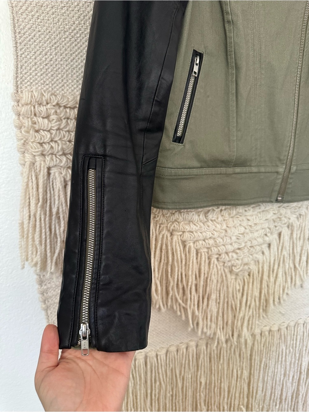 Mackage Andra Leather Detail Moto Jacket - Picture 7 of 11